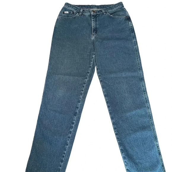 Vintage 90s Lee Relaxed Fit “Mom” Jean Denim Medium Wash Size 14 - Picture 6 of 7